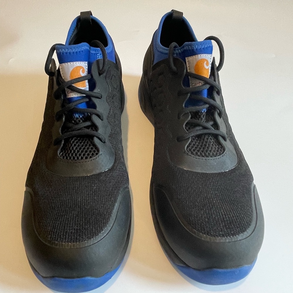 Carhart Men's Force Day One Safety Composite Toe Work Shoes Black/Blue Sz. 10